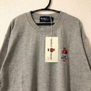 ポロラルフローレン(POLO RALPH LAUREN)の90s ワールドベア USA ワンポイント 刺繍 Tシャツ 半袖(Tシャツ/カットソー(半袖/袖なし))