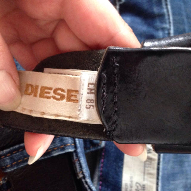 DIESEL(ディーゼル)のDIESEL スタッズベルト レディースのファッション小物(ベルト)の商品写真