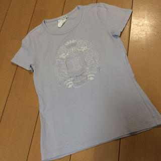 セリーヌ(celine)のセリーヌTシャツストレッチパープルM(Tシャツ(半袖/袖なし))