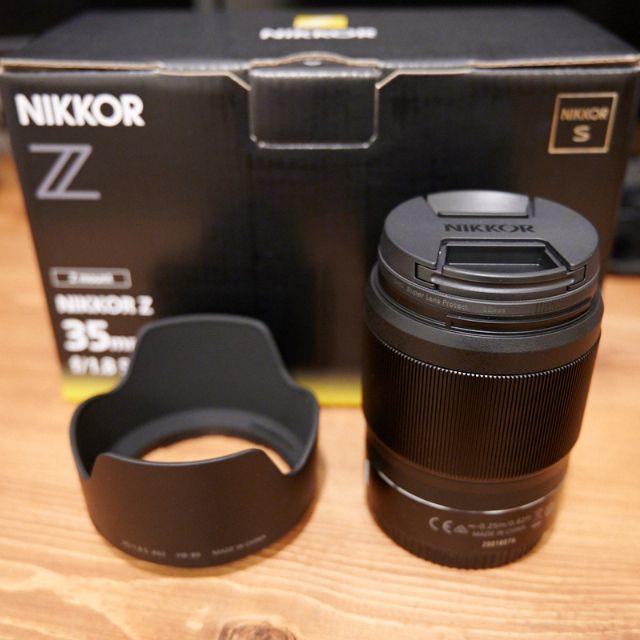 【新同品】NIKON Nikkor Z 35mm f1.8 S フィルター付