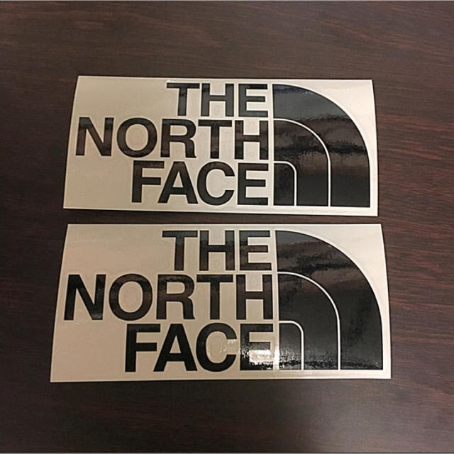 THE NORTH FACE(ザノースフェイス)のノースフェイス カッティングシール 2枚 自動車/バイクのバイク(ステッカー)の商品写真