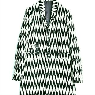 シャリーフ(SHAREEF)のSHAREEF JAGGED BORDER CHESTER COAT シャリーフ(チェスターコート)