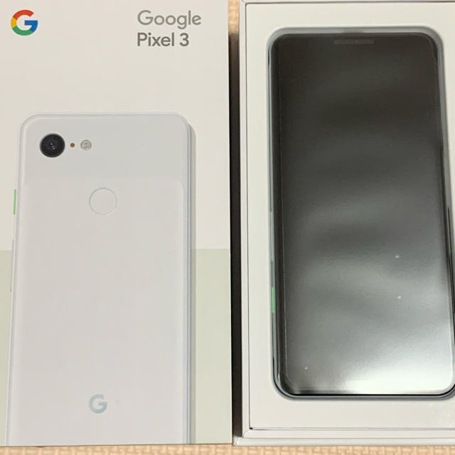 Google pixel 3 ホワイト64G 専用スマートフォン/携帯電話