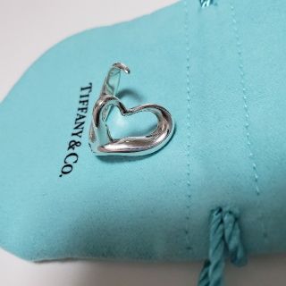 ティファニー(Tiffany & Co.)のティファニーオープンハートリング 15号 巾着袋付き(リング(指輪))