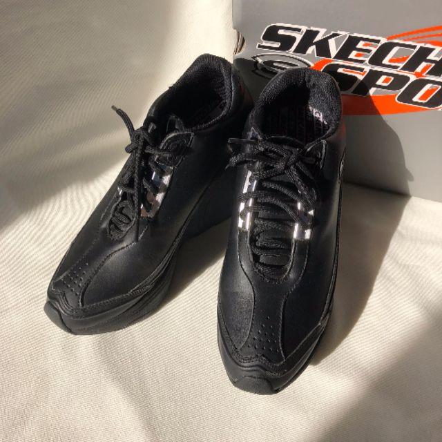 SKECHERS - SKECHERS SPORT　ヒール　スニーカー　23　ブラック