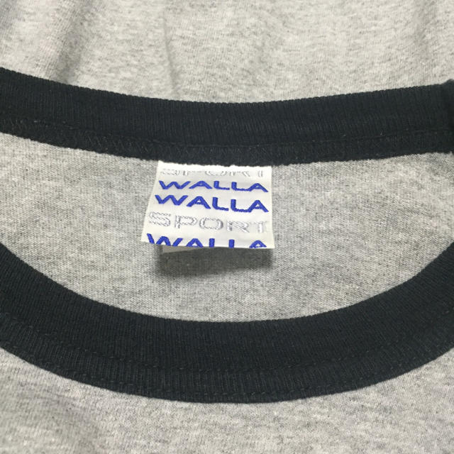 WALLA WALLA SPORT(ワラワラスポーツ)の【WALLA WALLA SPORT】切りっぱなし 七分袖 Tシャツ USA製 メンズのトップス(Tシャツ/カットソー(七分/長袖))の商品写真