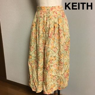 キース(KEITH)の【KEITH】花柄 カントリー ロングスカート(ロングスカート)