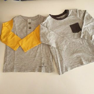 エイチアンドエム(H&M)のH&M ロンT ２枚セット(Ｔシャツ)