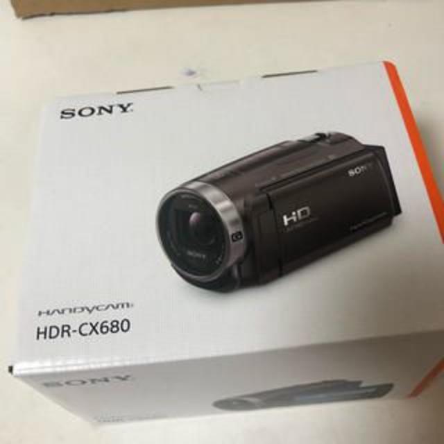 デジタルHDビデオカメラ HDR-CX680-R レッドビデオカメラ