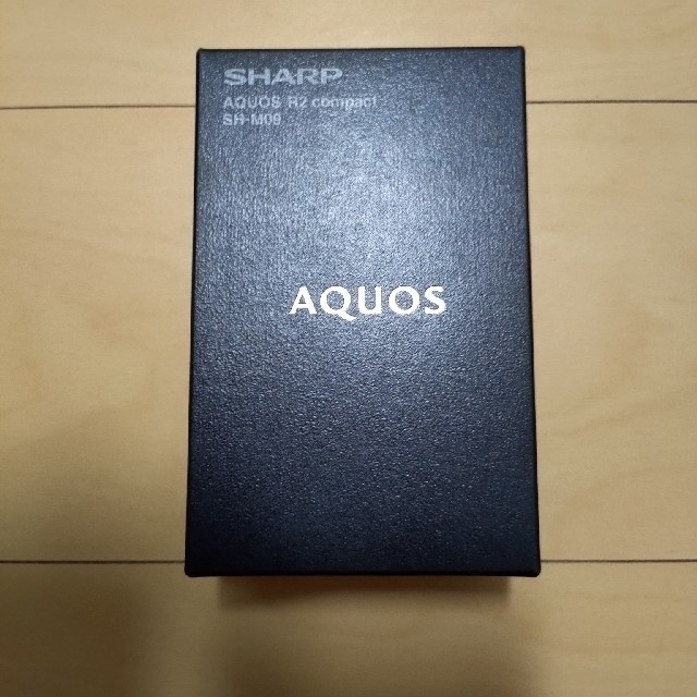 国内発送 AQUOS - AQUOS R2 SIMフリー新品 ピュアブラック sh-m09 compact スマートフォン本体