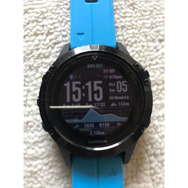 GARMIN(ガーミン)のGARMIN  ガーミン フェニックス5  ゴルフに ランに 替えベルト3本付 スポーツ/アウトドアのスポーツ/アウトドア その他(その他)の商品写真