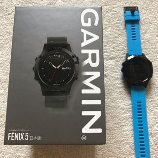 ガーミン(GARMIN)のGARMIN  ガーミン フェニックス5  ゴルフに ランに 替えベルト3本付(その他)