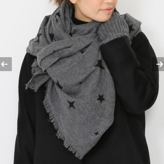 ●DOUCE GLOIRE STAR STOLE●グレー●