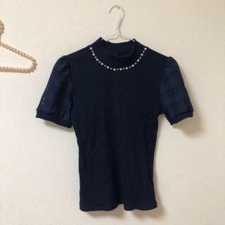 イング(INGNI)のシフォン袖トップス(カットソー(半袖/袖なし))