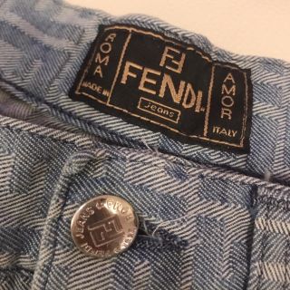 FENDI - 正規品・未使用 オールドフェンディ ズッカ柄 デニムパンツ ...