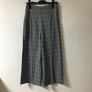 ザラ(ZARA)のストラリバリウス  ワイドパンツ チェック ザラ(カジュアルパンツ)