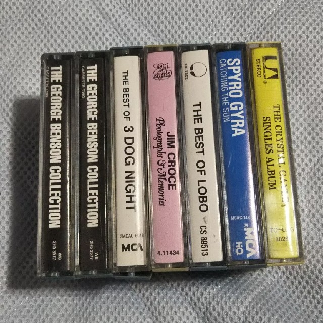 音楽カセットテープ７巻+おまけ1巻