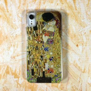 モマ(MOMA)の【レア/希少】クリムト キス iPhone XR ケース グリッター(iPhoneケース)