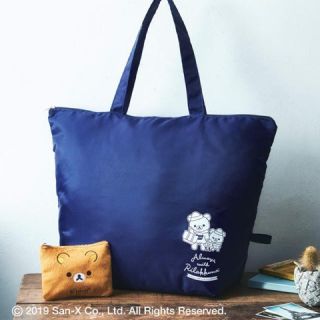 タカラジマシャ(宝島社)の【付録】 リラックマ　エコバッグ&ふわふわポーチセット(エコバッグ)