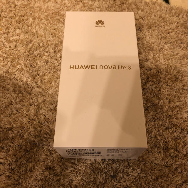 HUAWEI機種新品未使用 HUAWEI nova lite 3