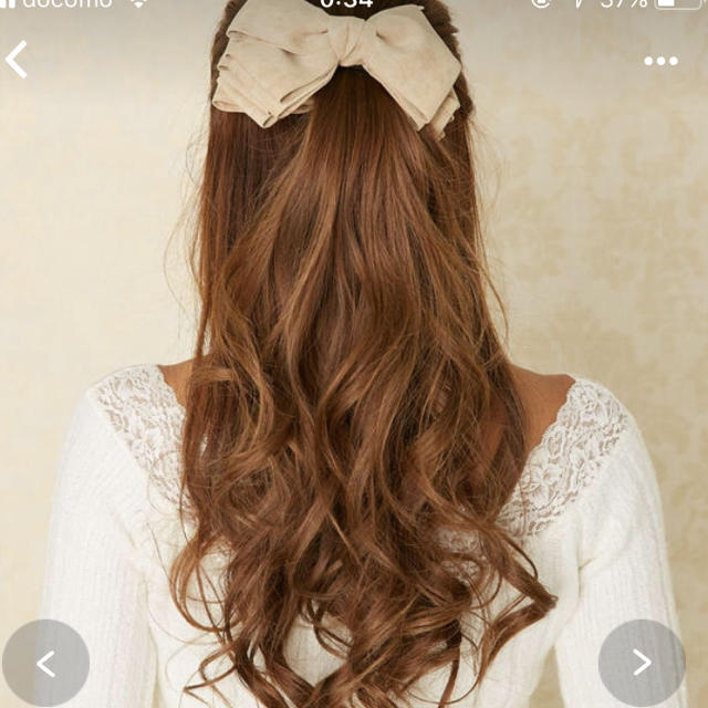 rienda(リエンダ)のrienda BIGリボンバレッタ レディースのヘアアクセサリー(バレッタ/ヘアクリップ)の商品写真