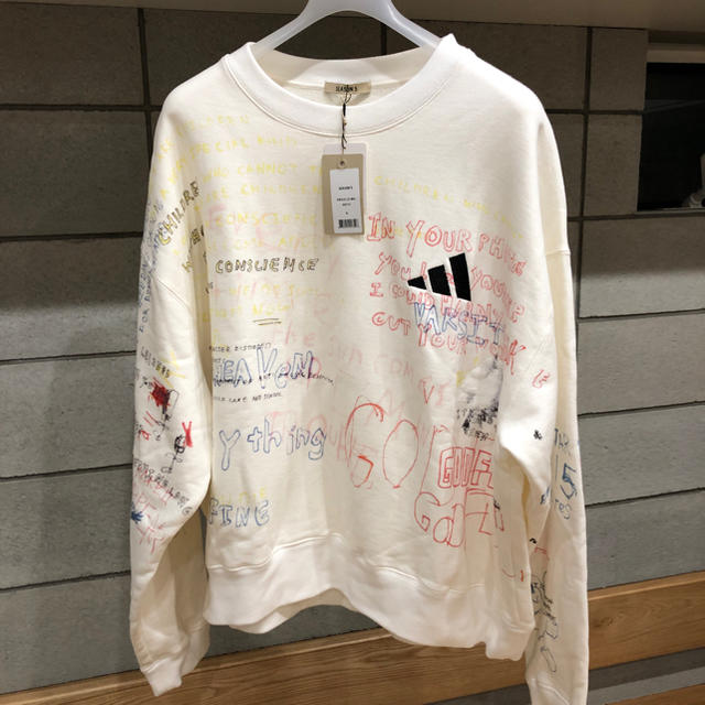 adidas-yeezy season5 落書きスウェット