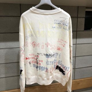 adidas yeezy season5 落書きトレーナー イージー XLサイズ