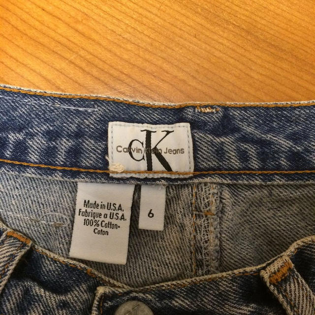 Calvin Klein(カルバンクライン)のカルバンクライン☆デニムスカート レディースのスカート(ひざ丈スカート)の商品写真