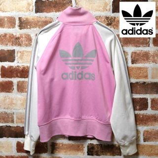 アディダス(adidas)の【adidas】アディダス/ビッグトレフォイル/ジャージ/Mサイズ(ブルゾン)