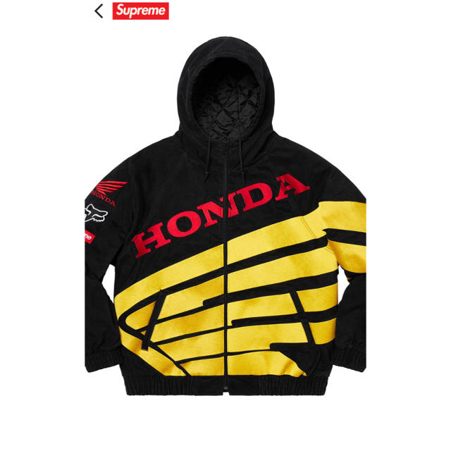 ブルゾンsupreme HONDA FOX puffy zip up jacket  L