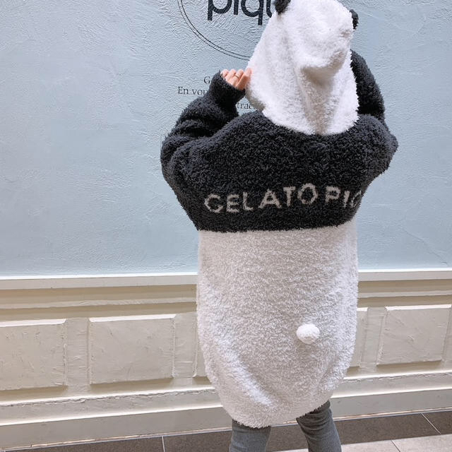 gelato pique パンダモコBIGパーカー