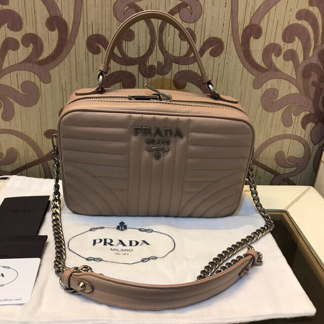 PRADA - ［完売］プラダ  2WAY ハンドバッグ ソフトカーフ