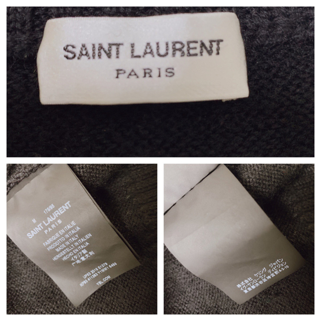 Saint Laurent(サンローラン)のy0u様専用 正規品 17SS サンローランパリ ダイナソー 恐竜 ニット セー メンズのトップス(ニット/セーター)の商品写真