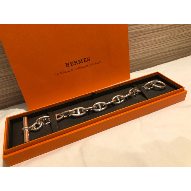 【新品・正規店購入】HERMES シェーヌダンクル ブレスレット TGM 12