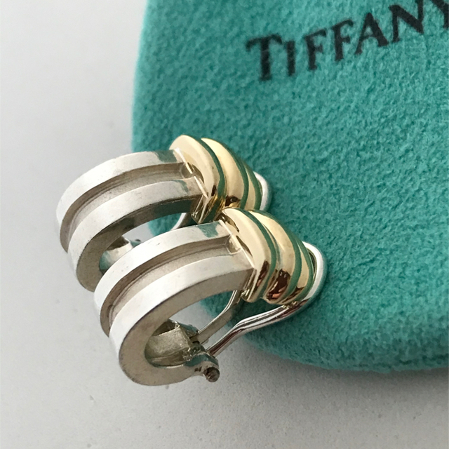 Tiffany & Co. - Tiffany グルーブド コンビ イヤリングの通販 by こうふくや｜ティファニーならラクマ