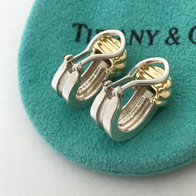 Tiffany & Co. - Tiffany グルーブド コンビ イヤリングの通販 by コウフク屋｜ティファニーならラクマ