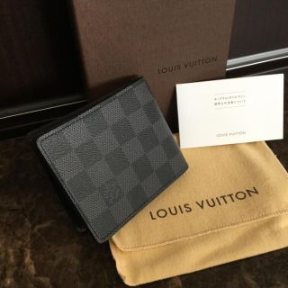 ルイヴィトン(LOUIS VUITTON)のダミエ・グラフィット ポルトフォイユ・スレンダー ルイヴィトン(折り財布)