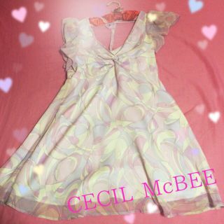 セシルマクビー(CECIL McBEE)のCECILのワンピース(ミニワンピース)