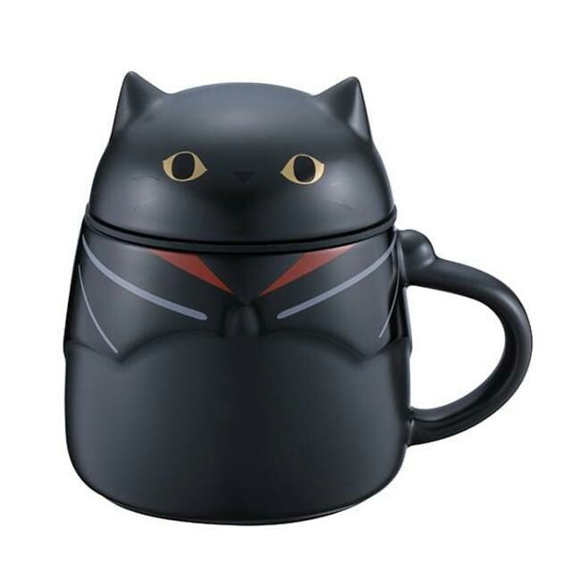 スターバックス：マグカップ　黒猫　台湾　海外　幽霊　ハロウィン限定　8oz
