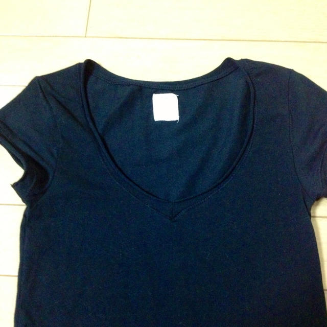 ZARA(ザラ)のザラ☆シンプル黒Ｔシャツ レディースのトップス(Tシャツ(半袖/袖なし))の商品写真