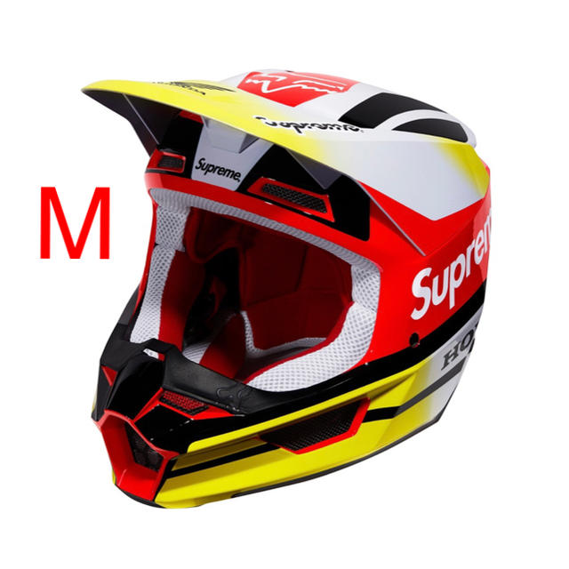 Supreme(シュプリーム)のSupreme Honda Fox Racing V1 Helmet Red M 自動車/バイクのバイク(ヘルメット/シールド)の商品写真