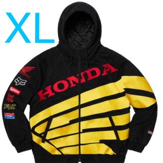 シュプリーム(Supreme)のhonda Racing Puffy Zip Up Jacket 黒(ブルゾン)