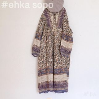 エヘカソポ(ehka sopo)の⚮̈⚘﻿ehka sopo 花柄ワンピース⚮̈⚘﻿(ひざ丈ワンピース)