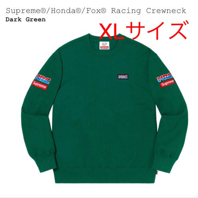 XL Supreme HONDA Fox Racing Crewneckメンズ