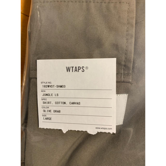 W)taps(ダブルタップス)のダブルタップス  19aw ジャングルシャツ メンズのジャケット/アウター(ミリタリージャケット)の商品写真