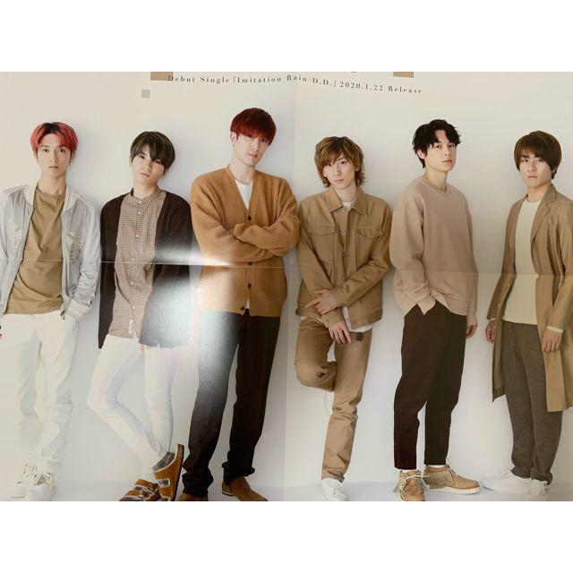 ジャニーズJr.(ジャニーズジュニア)の【SixTONES】ポスター＆ピンナップ①　4枚 エンタメ/ホビーの雑誌(アート/エンタメ/ホビー)の商品写真