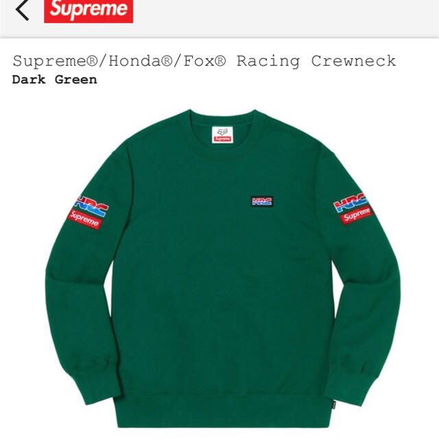 supreme honda CREWNECK　Mメンズ