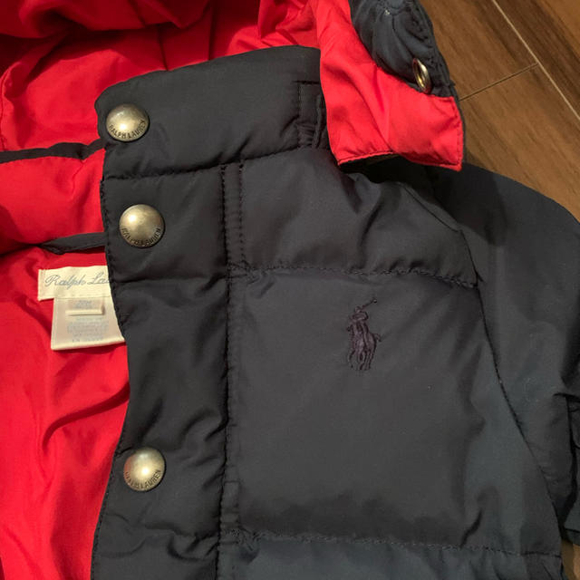 Ralph Lauren(ラルフローレン)の秋冬物値下げ★フード取外し可★ダウン キッズ/ベビー/マタニティのベビー服(~85cm)(ジャケット/コート)の商品写真