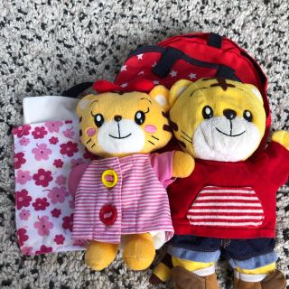 美品 しまじろう はなちゃん セット リュック(知育玩具)