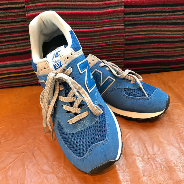 New Balance(ニューバランス)のnew balance ML574 25,5cm クラッシックブルー／新品 レディースの靴/シューズ(スニーカー)の商品写真